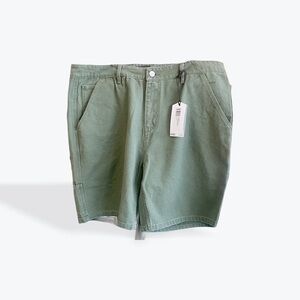 Wesc Men's Green Casual Shorts